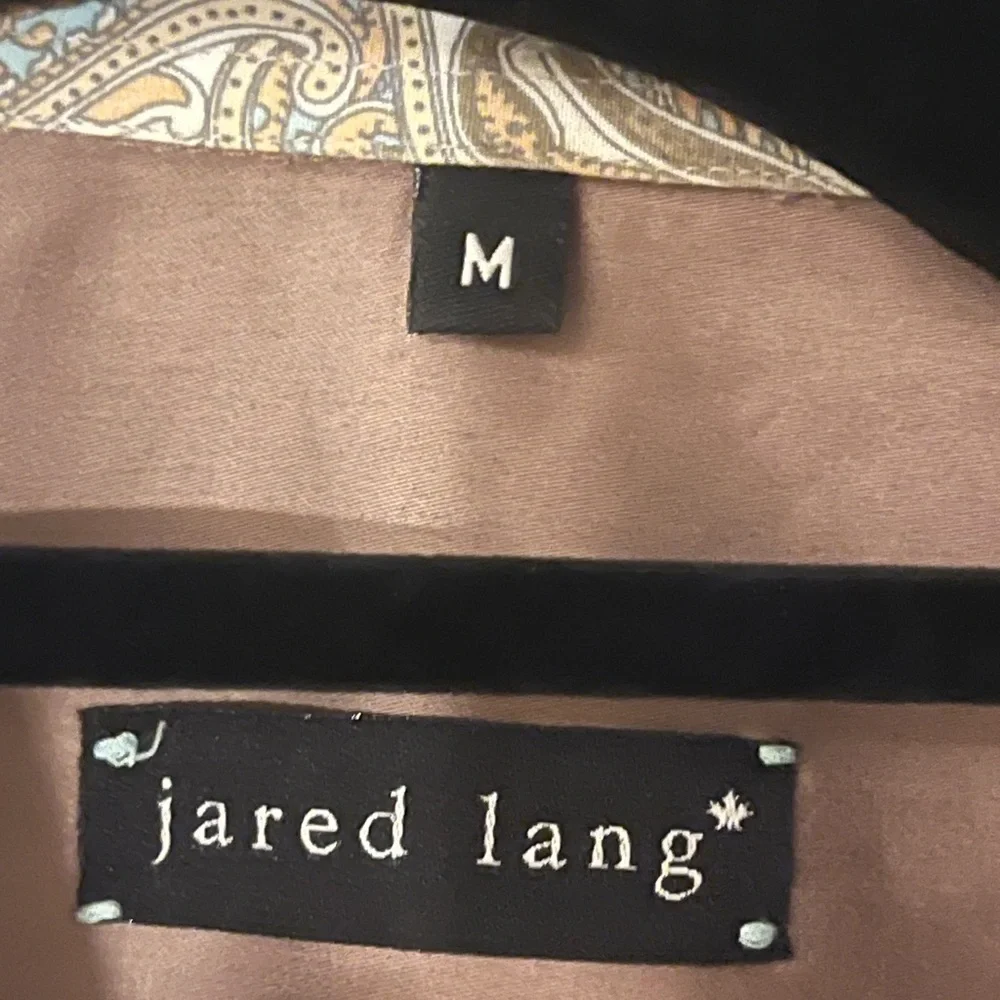 Jared Lang Barcelona 742 Brown Button up, size M - Picture 6 of 12